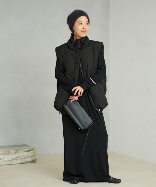 plage（プラージュ）の「Light fur ニットキャップ（ニットキャップ/ビーニー・レディース・アイボリー/スミクロ・FREE）」の4枚目の写真