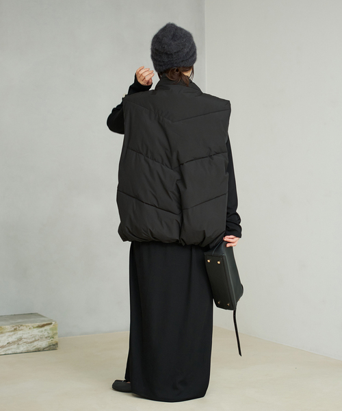 plage（プラージュ）の「Light fur ニットキャップ（ニットキャップ/ビーニー・レディース・アイボリー/スミクロ・FREE）」の5枚目の写真