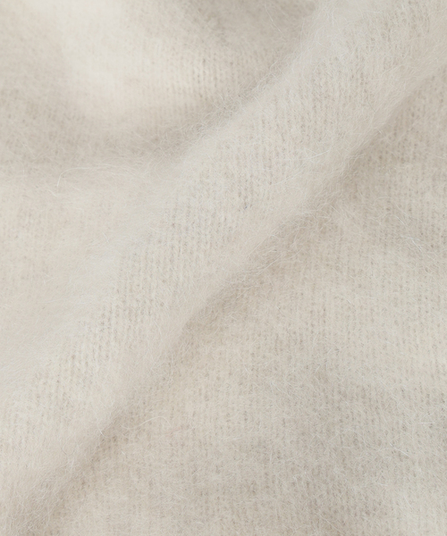 plage（プラージュ）の「Light fur ニットキャップ（ニットキャップ/ビーニー・レディース・アイボリー/スミクロ・FREE）」の13枚目の写真