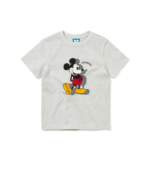 thisisneverthat(ディスイズネバーザット)の「TNT_Mickey_Kids Tee(Tシャツ/カットソー・メンズ・ライトグレー/ブルー・M/L)」の1枚目の写真