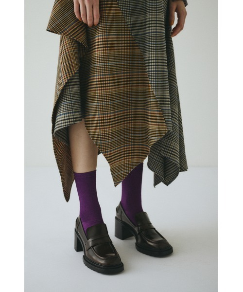 HeRIN.CYE(ヘリンドットサイ)の「V design check dress Vデザインチェックドレス(ワンピース・レディース・ブラウン系その他/グレー系その他・36/38)」の17枚目の写真