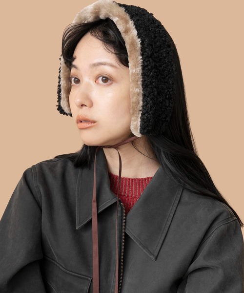 Casselini（キャセリーニ）の「Casselini(キャセリーニ)リバーシブルマフ（イヤーマフ・レディース・ブラウン系その他/ブラック/パープル・FREE）」の20枚目の写真
