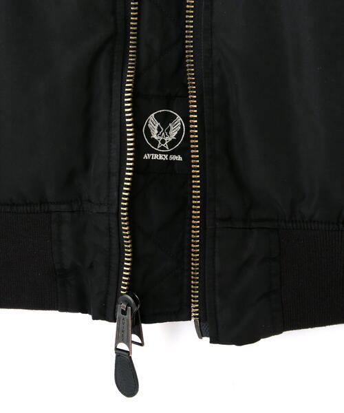 AVIREX(アヴィレックス)の「WASHED MA-1 FLYING TIGERS / ウォッシュド MA-1 フライングタイガース / AVIREX / アヴィレックス(MA-1・メンズ・その他10/ブラック・L/M/2XL/XL)」の8枚目の写真