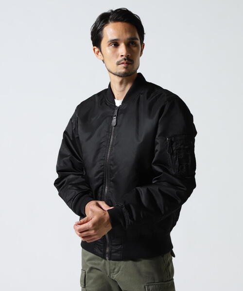 AVIREX FLYING TIGERS MA-1 フライトジャケット 黒 F AVIREX アヴィレックス ウォッシュド MA-1ジャケット FLYING