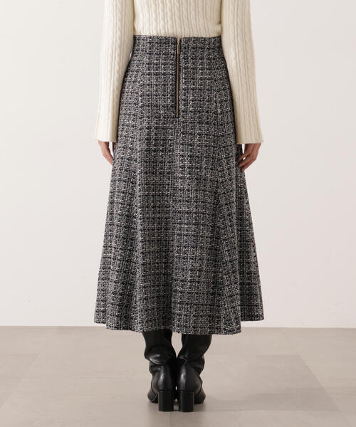 PROPORTION BODY DRESSING（プロポーションボディドレッシング）の「【青島心さん着用】ミックスツイードフレアスカート / 1215220104（スカート・レディース・ブラック系その他/ベージュ系その他・P/S/SMALL/MEDIUM）」の14枚目の写真