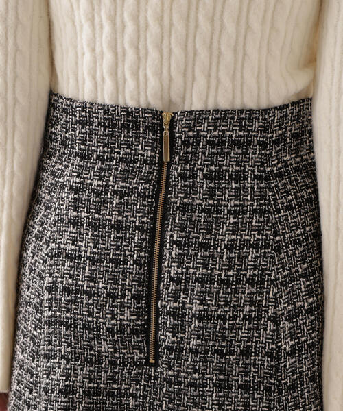 PROPORTION BODY DRESSING（プロポーションボディドレッシング）の「【青島心さん着用】ミックスツイードフレアスカート / 1215220104（スカート・レディース・ブラック系その他/ベージュ系その他・P/S/SMALL/MEDIUM）」の16枚目の写真