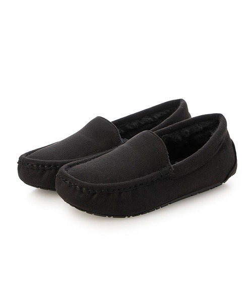 Fin（フィン）の「フェイクファーモカシン【低反発スポンジ入り】（モカシン/デッキシューズ・レディース・ブラウン/ブラック/グレー・L/M/S/LL）」の16枚目の写真