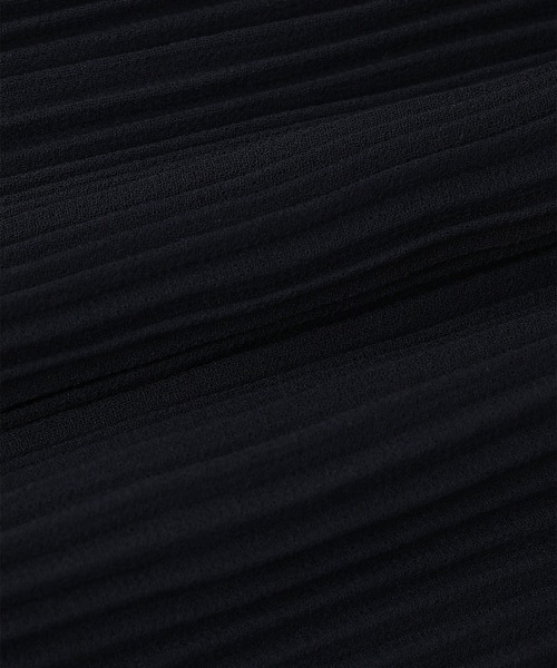 ROPE'（ロペ）の「プリーツデザインブラウス/イージーケア（シャツ/ブラウス・レディース・オフホワイト/ネイビー・FREE）」の3枚目の写真