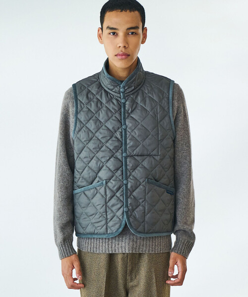新品未使用Lavenhumラベンハム B&Y別注キルティングベスト LAVENHAM | 〈別注〉 スタンドカラー キルティングベスト MEN（その他