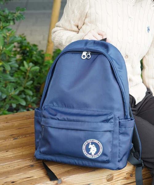 U.S. POLO ASSN.（ユーエスポロアッスン）の「【U.S. POLO ASSN.】 ユーエスポロアッスン Downtown リュック USPA-2718（ショルダーバッグ・レディース・グレー/ベージュ/ネイビー/ブラック・FREE）」の10枚目の写真