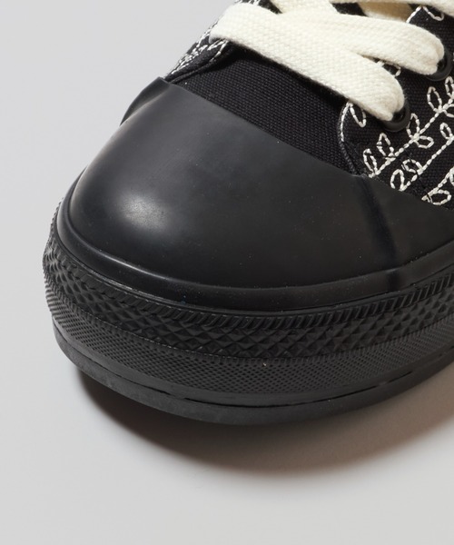 SHINYAKOZUKA（シンヤコヅカ）の「PICTURESQUE ANTIQUE SNEAKER WITH CONVERSE（スニーカー・メンズ・ブラック・22.5cm/23cm/23.5cm/24cm/24.5cm/25cm/25.5cm/26cm/26.5cm/27cm/27.5cm/28cm/29cm/30cm）」の5枚目の写真