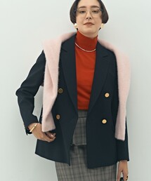 NOLLEY’S | ウォッシャブルウール調ダブルジャケット(テーラードジャケット)