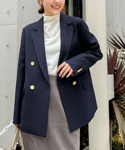 NOLLEY’S ウォッシャブルウールライクダブルジャケット36 美品　23AW 楽天市場】《セットアップ対応》ウォッシャブルウールライクダブル