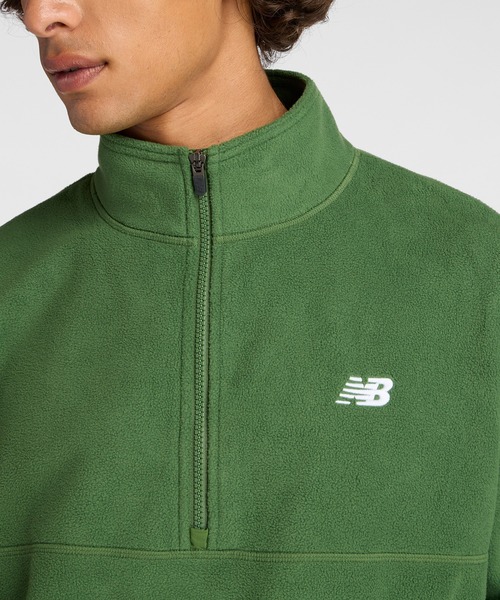 NEW BALANCE(ニューバランス)の「ポーラー フリース 1/2 ジップ(その他トップス・メンズ・ブラック/ダークグリーン・SMALL/MEDIUM/LARGE/X-LARGE/XX-LARGE)」の11枚目の写真