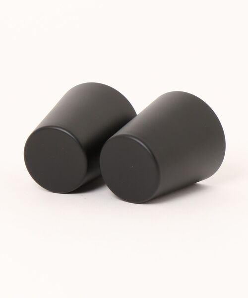 kuros'オリジナル】江戸の薄硝子 ロックグラス ブラックマット ペア