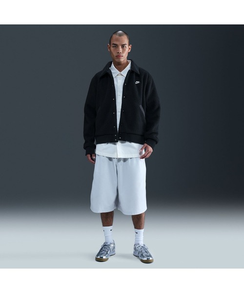 NIKE（ナイキ）の「ナイキ NIKE ナイキ クラブ SHERPA コーチ ジャケット（その他アウター・メンズ・アイボリー/ブラック・S/M/L/LL/3L）」の7枚目の写真