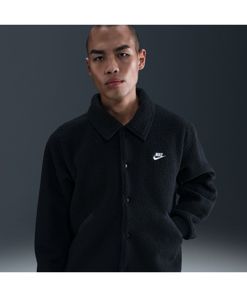 NIKE（ナイキ）の「ナイキ NIKE ナイキ クラブ SHERPA コーチ ジャケット（その他アウター・メンズ・アイボリー/ブラック・S/M/L/LL/3L）」の9枚目の写真
