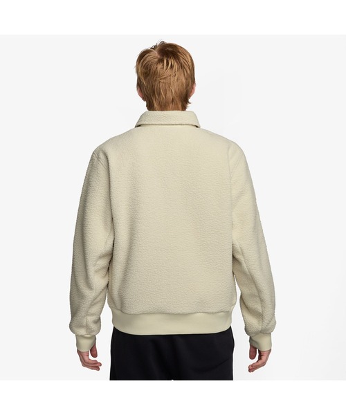 NIKE（ナイキ）の「ナイキ NIKE ナイキ クラブ SHERPA コーチ ジャケット（その他アウター・メンズ・アイボリー/ブラック・S/M/L/LL/3L）」の3枚目の写真