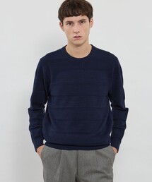 リンクスボーダークルーネックニット