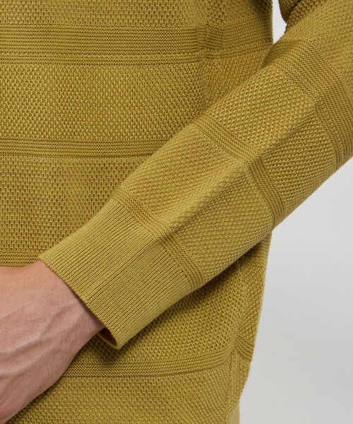 MACKINTOSH LONDON（マッキントッシュ ロンドン）の「リンクスボーダークルーネックニット（ニット/セーター・メンズ・ブルー/イエロー系その他2/ブラウン系その他3・L/M/XL）」の10枚目の写真