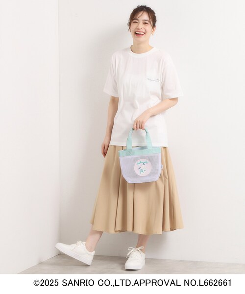 ITS'DEMO（イッツデモ）の「【ポチャッコ コラボ】メッシュバッグ（ハンドバッグ・レディース・ホワイト系9・00）」の3枚目の写真