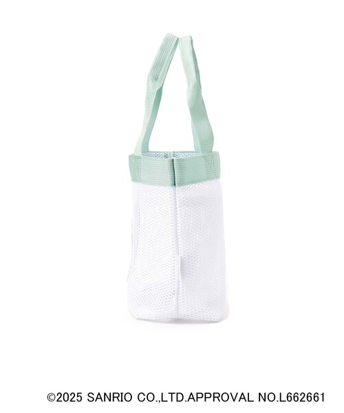 ITS'DEMO（イッツデモ）の「【ポチャッコ コラボ】メッシュバッグ（ハンドバッグ・レディース・ホワイト系9・00）」の5枚目の写真