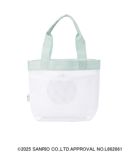 ITS'DEMO（イッツデモ）の「【ポチャッコ コラボ】メッシュバッグ（ハンドバッグ・レディース・ホワイト系9・00）」の6枚目の写真