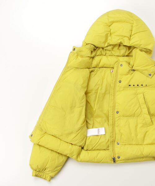 MARNI(マルニ)の「キッズ パファージャケット MARNI KID(ナイロンジャケット・キッズ・イエロー・12Y/6Y/8Y/14Y/4Y/10Y)」の7枚目の写真