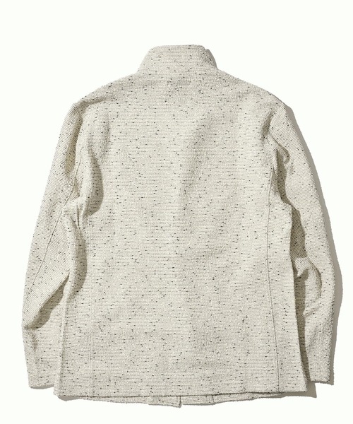 TETE HOMME（テットオム）の「インレイツイードストレッチスタンドジャケット（テーラードジャケット・メンズ・ネイビー・MEDIUM/LARGE）」の2枚目の写真