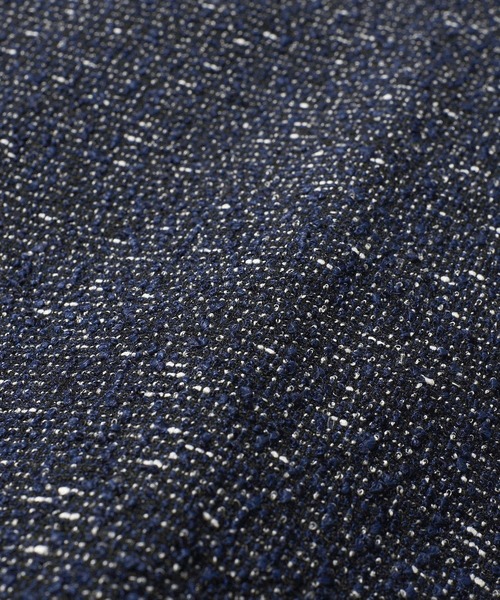 TETE HOMME（テットオム）の「インレイツイードストレッチスタンドジャケット（テーラードジャケット・メンズ・ネイビー・MEDIUM/LARGE）」の10枚目の写真