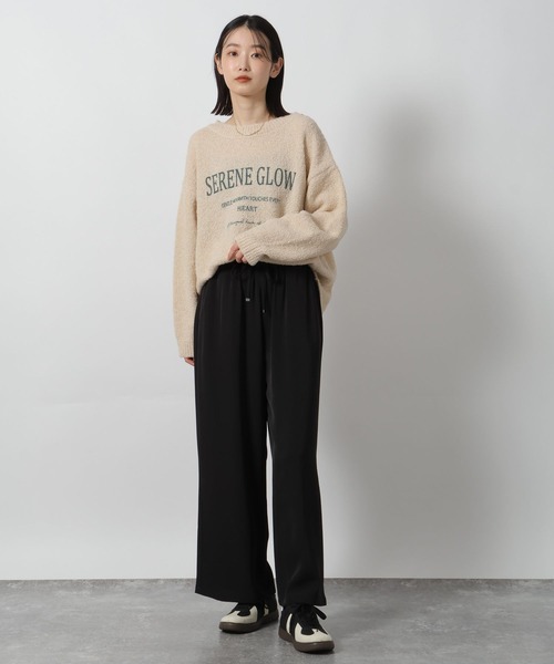 LAKOLE（ラコレ）の「ブークレロゴニットプルオーバー / 578000