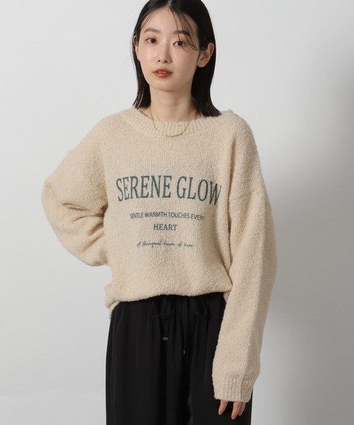 LAKOLE（ラコレ）の「ブークレロゴニットプルオーバー / 578000