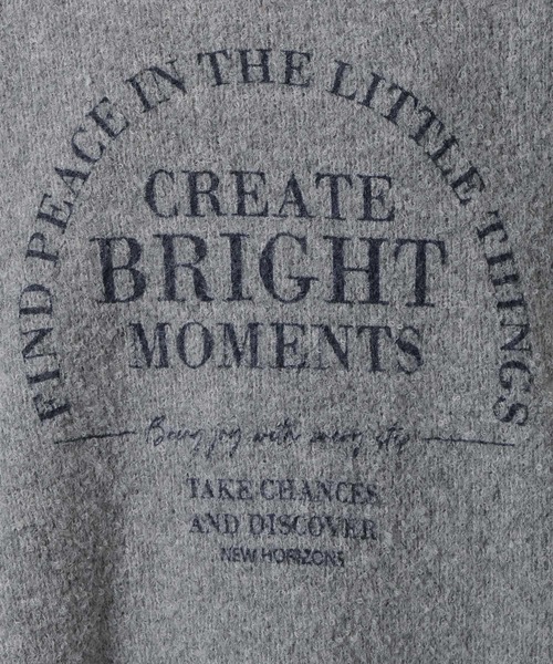 LAKOLE（ラコレ）の「ブークレロゴニットプルオーバー / 578000（ニット/セーター・レディース・グレー/ライム/アイボリー/ブラウン・FREE）」の12枚目の写真