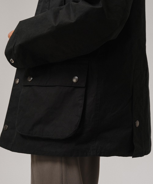Barbour（バブアー）の「Barbour for MARKAWARE & EDIFICE 別注 BEDALE/ビデイル（その他アウター・メンズ・ブラック/ブラウン・1/3/2）」の12枚目の写真