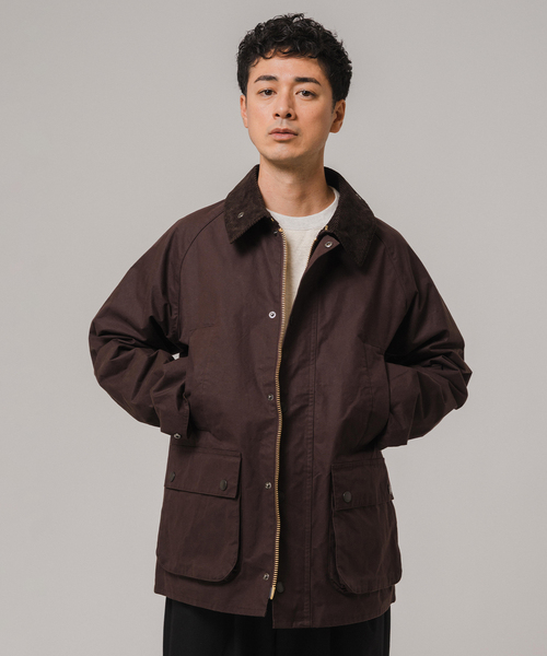 【新品】 Barbour バブアー ビデイル S バッジ タグ付き ブラウン Barbour × Paul Smith》【BEDALE / ビデイル】ワックス ジャケット