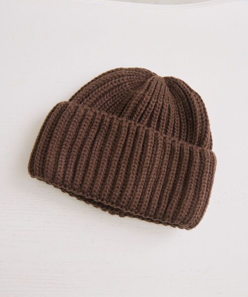 casita(RETRO GIRL)（カシータ）の「ニット帽（ハット・レディース・オフホワイト/ブラック/レッド/ブラウン・ONE SIZE）」の21枚目の写真