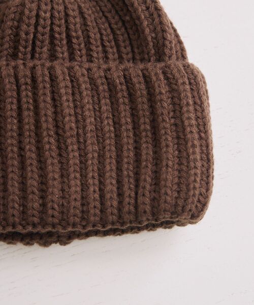 casita(RETRO GIRL)（カシータ）の「ニット帽（ハット・レディース・オフホワイト/ブラック/レッド/ブラウン・ONE SIZE）」の22枚目の写真