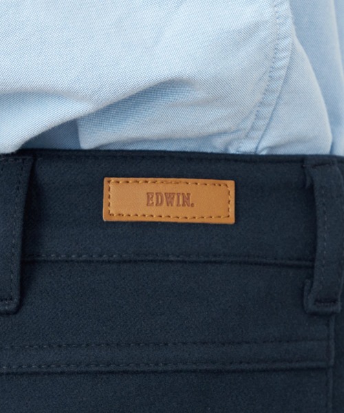 EDWIN(エドウィン)の「EDWIN エドウィン デニスラ スリムテーパード ウールライク スラックス ストレッチ ビジネス(スラックス・メンズ・ネイビー/チャコールグレー・29/30/32/33/34/36/31)」の9枚目の写真