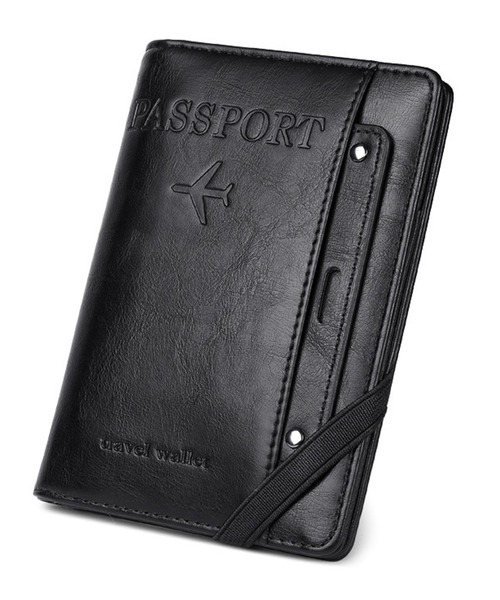 CALIFORNIA OUTFITTERS（カリフォルニア アウトフィッターズ）の「10D23-KR レザー調パスポートケース チケットホルダー（パスポートケース・メンズ・ブラック/ダークブラウン/ブラウン・ONESIZE）」の20枚目の写真