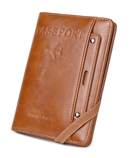 CALIFORNIA OUTFITTERS（カリフォルニア アウトフィッターズ）の「10D23-KR レザー調パスポートケース チケットホルダー（パスポートケース・メンズ・ブラック/ダークブラウン/ブラウン・ONESIZE）」の12枚目の写真