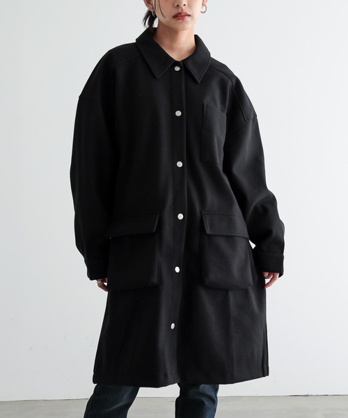 【希少2XL☆EURO輸入】ラルフローレン ウールステンカラーコート ブラック ラルフローレン ステンカラーコートのおすすめ人気商品一覧 通販