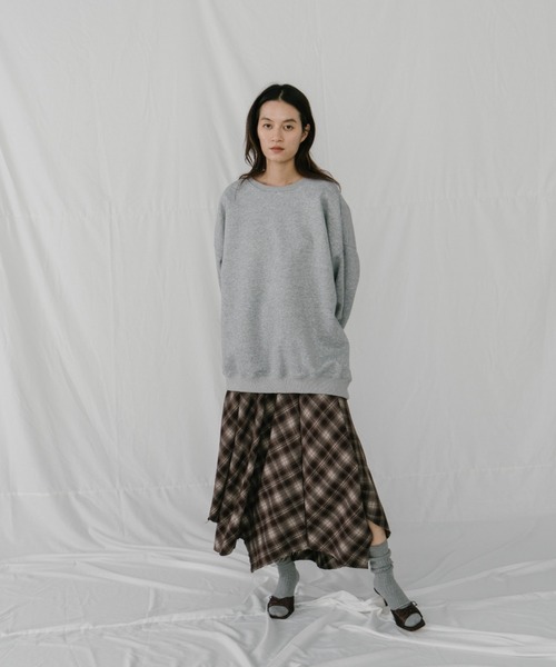 duei(デュイ)の「チェックフレアイレヘムスカート(スカート・レディース・ブラウン/ブラック・FREE)」の10枚目の写真