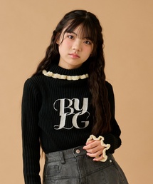 by LOVEiT（バイラビット）の「ロゴ刺しゅうテレコニット（ニット/セーター・キッズ）」