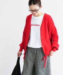SOLAMONAT（ソラモナ）の「ウエハースニット ドローコードカーディガン（カーディガン/ボレロ）」