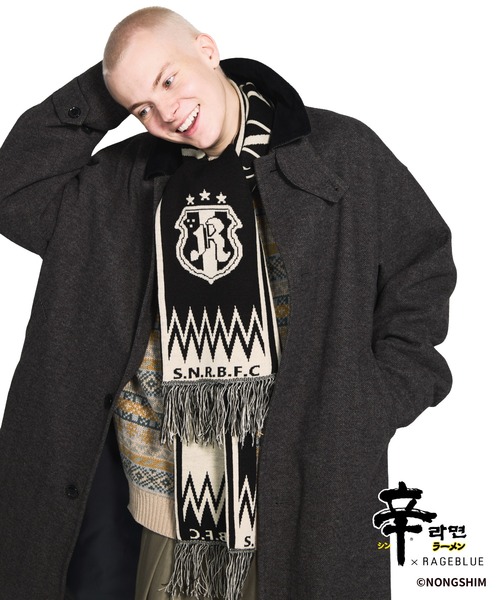 セール】【辛ラーメン】コラボ/ニットマフラー（マフラー）｜RAGEBLUE