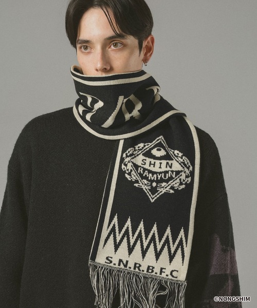 辛ラーメン】コラボ/ニットマフラー（マフラー）｜RAGEBLUE（レイジ