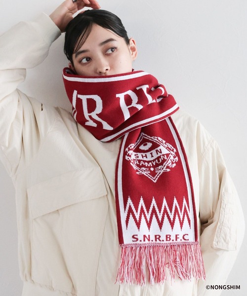 セール】【辛ラーメン】コラボ/ニットマフラー（マフラー）｜RAGEBLUE