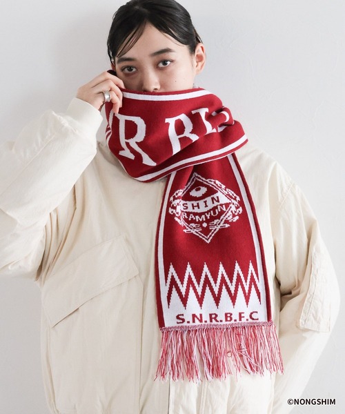 セール】【辛ラーメン】コラボ/ニットマフラー（マフラー）｜RAGEBLUE