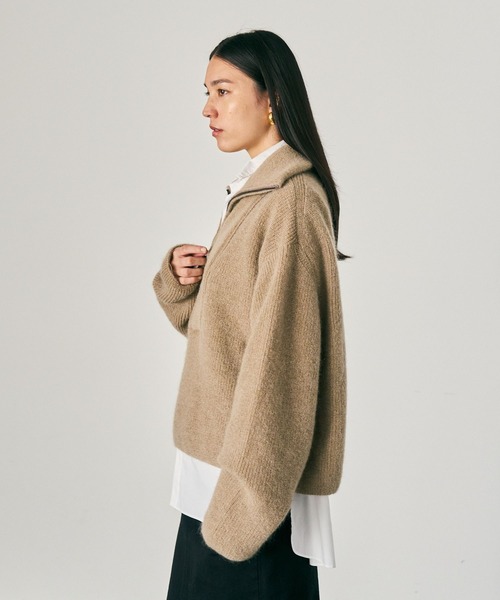 Chaos（カオス）の「Chaos(カオス)/ トゥルリーニット（ニット/セーター・レディース・ブラック/ベージュ/ライトピンク・FREE）」の20枚目の写真