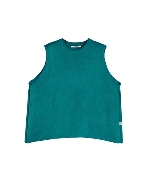 AVANDRESS(アバンドレス )の「Vivid Slit Knit Vest - 7 COL(ベスト・メンズ・ブラック/ダークグリーン/ブラウン/オリーブ/グリーン/ミント/PINK・2/3)」の6枚目の写真